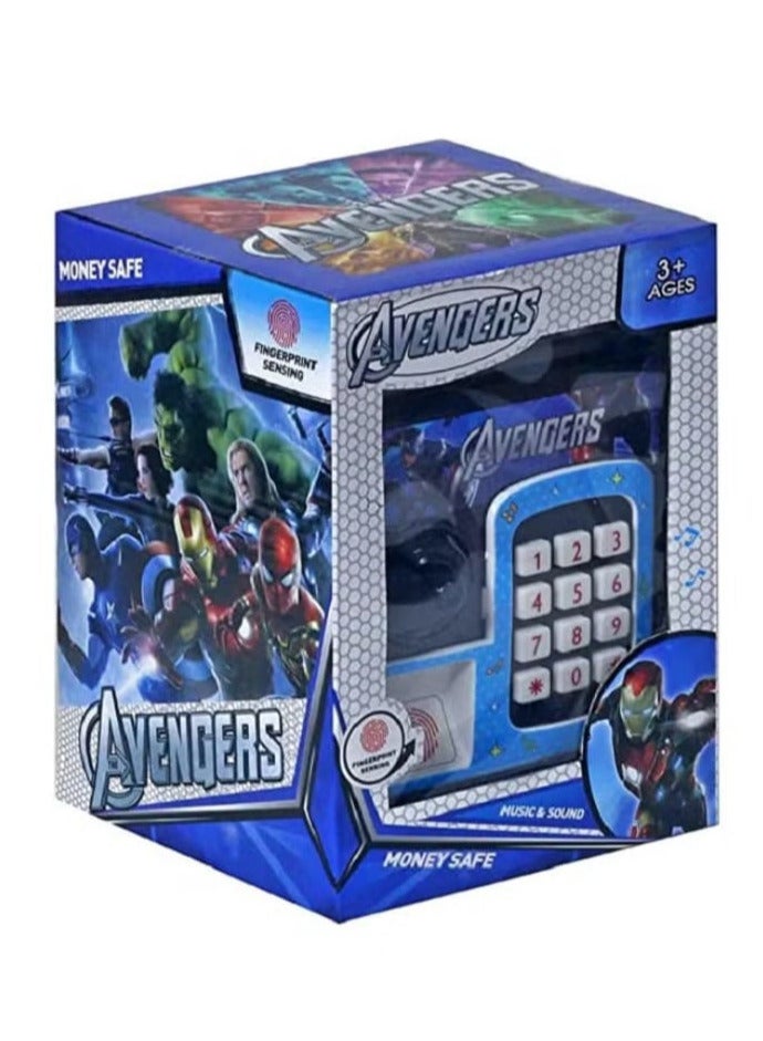 Avengers Safe Box ATM Toy With Fingerprint Lock